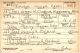 George Erbes - WWII Draft Card