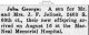 John George Jelinek - Birth Announcement