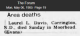 Laurel Lewis Davis Death Notice