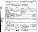Olga Tesch - Death Certificate