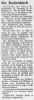 Oscar Rodenkirch - Obituary