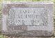 Earl John Schnur - Headstone