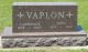 Lawrence and Anna Vaplon Headstone