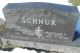 Lorence Schnur & Margaret Zieman - Headstone