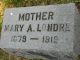 Mary Ann Walgenbach - Headstone