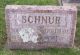 Nicholas Schnur - Headstone