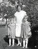 Marie Gebhart with daughters Armella and Rosemary, abt 1927